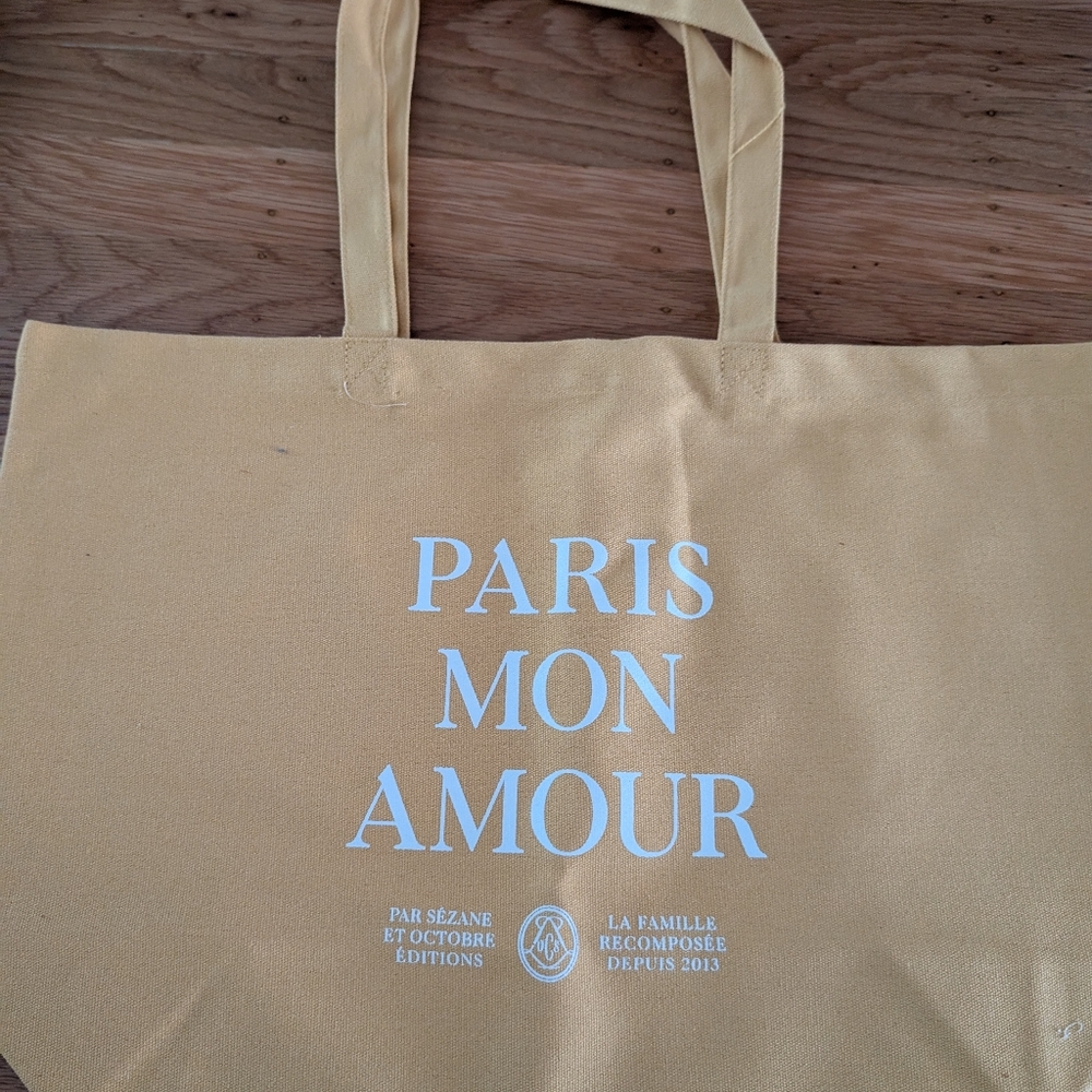 Sezane Yellow Tote Bag